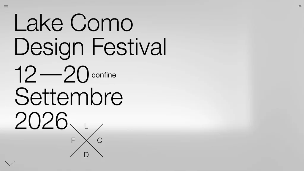 Lake Como Design Festival screenshot